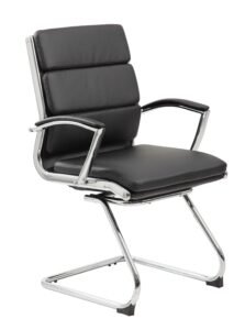 Boss CaressoftPlus Guest Chair with Chrome Cantilever Base (B9479)