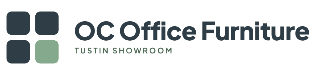 OC Office Furniture logo — Tustin showroom (horizontal, 2026)