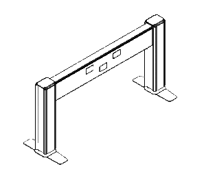 Friant Beam FB-1001 48" Desk Privacy Panel