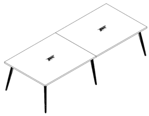 Friant Conference & Training Table Typicals – 4' x 10', 4' x 12' and More