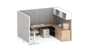 Friant Novo Monolithic Cubicle with Laminate Panels
