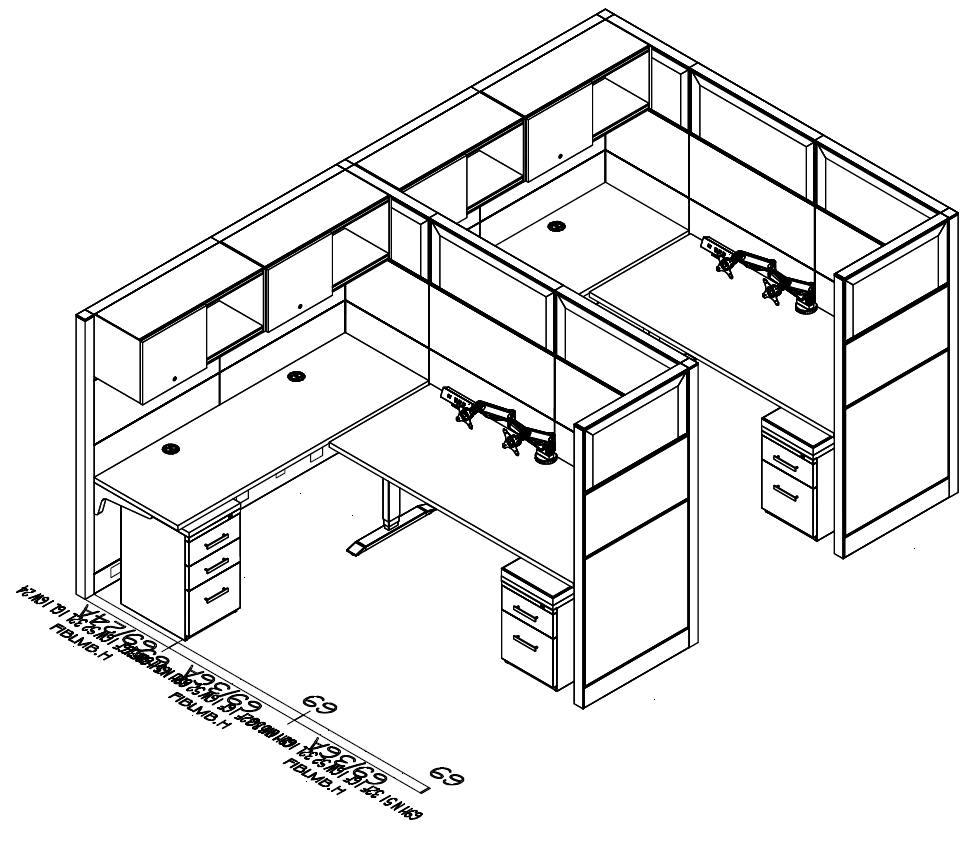 Friant Interra Standard Cubicle | OC Office Furniture